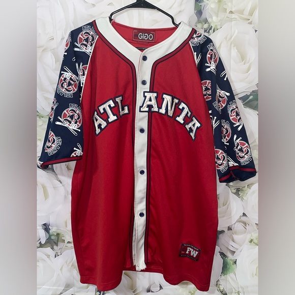 Other - FW The Funktion Wear Sports Collection GIGO Shirt ATLANTA Baseball Men's XL